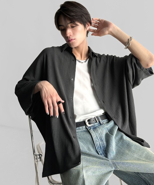 「Classical Origin」 7分袖シャツ ONE SIZE アイボリー メンズ_画像6