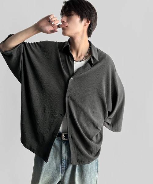「Classical Origin」 7分袖シャツ ONE SIZE アイボリー メンズ_画像8