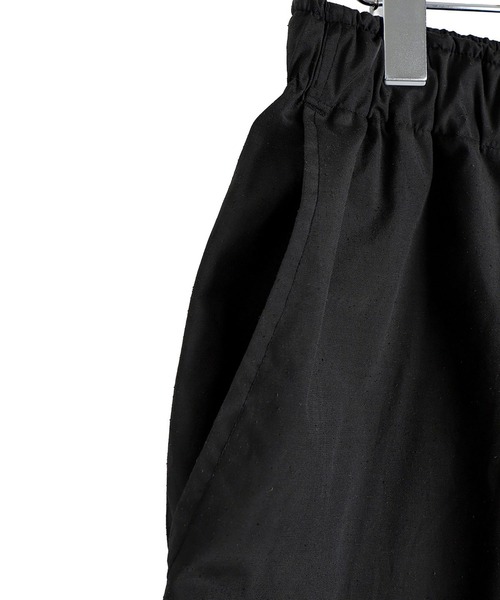 パンツ GOLD / ゴールド：SILK NEP WEATHER CLOTH WIDE SHORTS：26A-GL52629「MUS」 メンズの画像