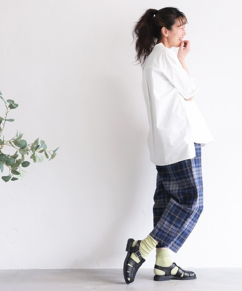 「soulberry」 イージーパンツ M ネイビー レディース_画像3