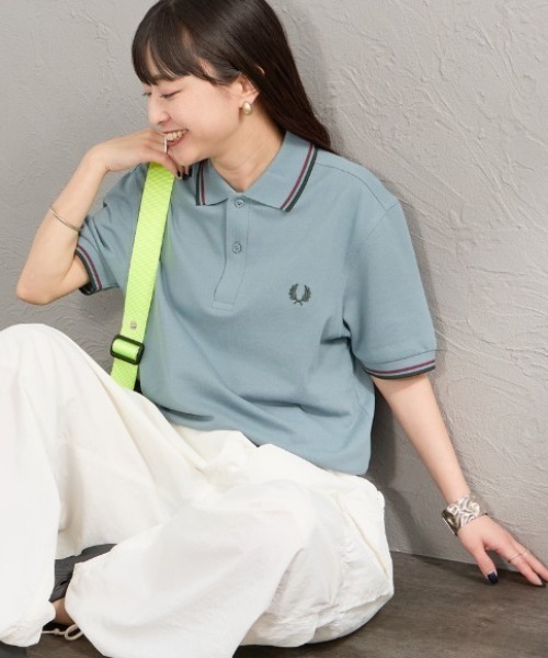 フレッドペリー ポロシャツ ポロ 「FRED PERRY/フレッドペリー」 ツインティップライン ワンポイントロゴ刺繍ポロシャツ M3600 レディース メンズ | FRED PERRY | 14