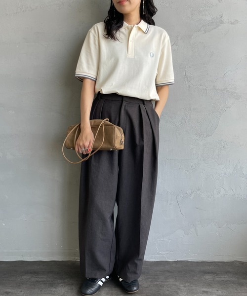 FRED PERRY（フレッドペリー） ポロシャツ ポロ ツインティップライン