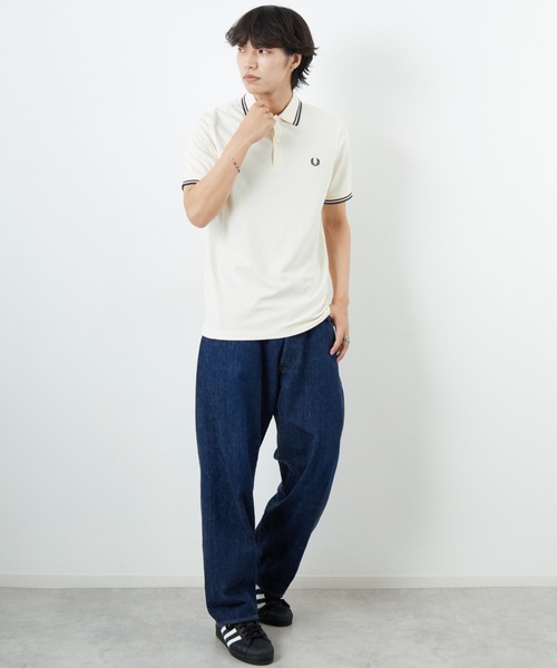 フレッドペリー ポロシャツ ポロ 「FRED PERRY/フレッドペリー」 ツインティップライン ワンポイントロゴ刺繍ポロシャツ M3600 レディース メンズ | FRED PERRY | 21