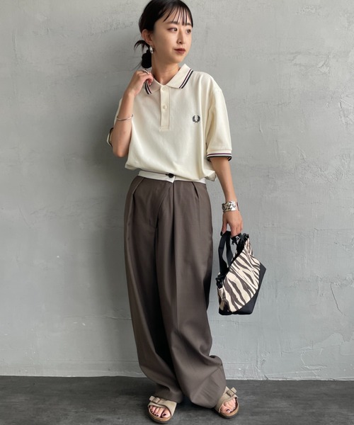 FRED PERRY（フレッドペリー） ポロシャツ ポロ ツインティップライン