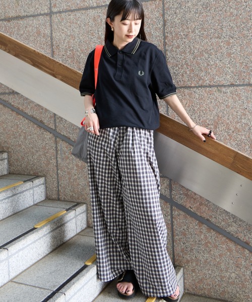 フレッドペリー ポロシャツ ポロ 「FRED PERRY/フレッドペリー」 ツインティップライン ワンポイントロゴ刺繍ポロシャツ M3600 レディース メンズ | FRED PERRY | 23