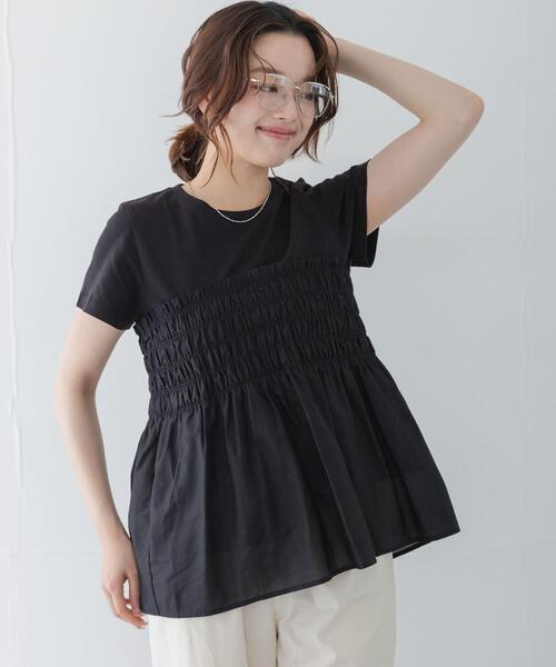 URBAN RESEARCH Sonny Label tシャツ 半袖 シャーリングビスチェコンビ