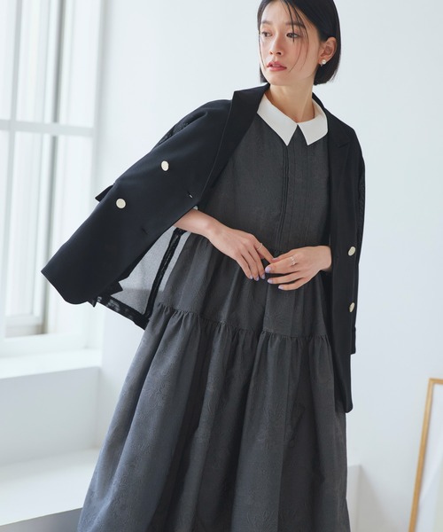 「RUIRUE BOUTIQUE」 テーラードジャケット S アイボリー レディース_画像8