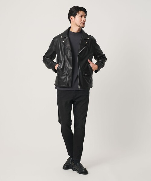 UA 革 ライダース ユナイテッドアローズ　BEAUTY & YOUTH BEAUTY＆YOUTH UNITED ARROWS 革ジャン ライダース 「WEB限定 WARDROBE