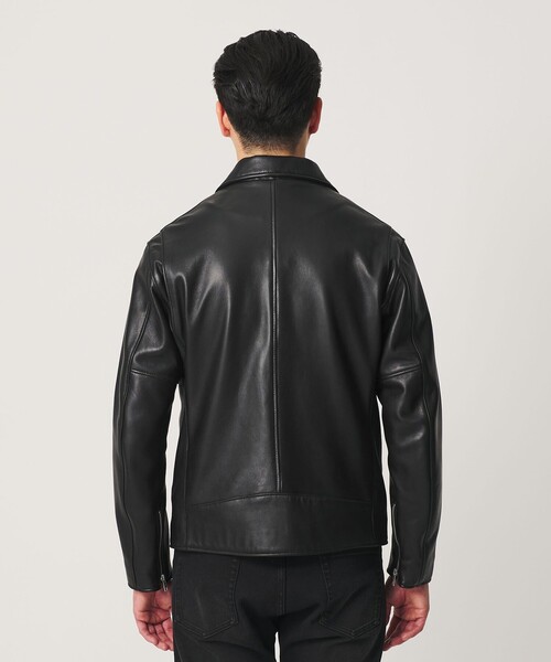 BEAUTY&YOUTH ダブルライダースジャケット S レザージャケット BEAUTY＆YOUTH UNITED ARROWS 革ジャン ライダース 「WEB限定 WARDROBE