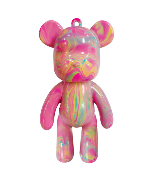 キーホルダー POUR PALZ ミニペイント ベアキーホルダー クマ W3