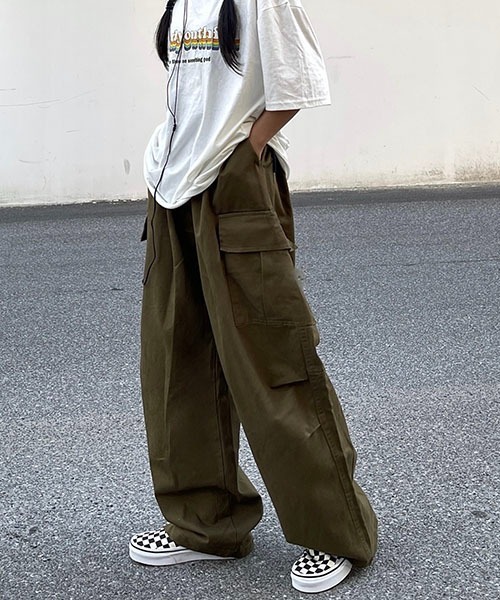 「WESTBOY」 カーゴパンツ M ホワイト メンズ_画像5