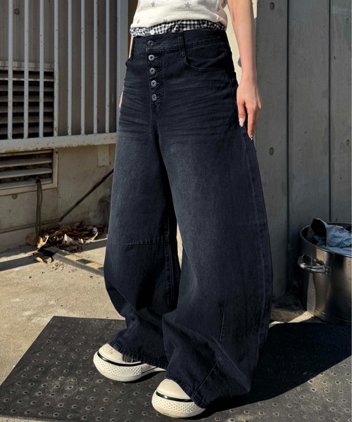 「sedacle」 デニムパンツ LARGE ライトインディゴブルー メンズ_画像5