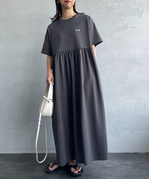 「TOWNCRAFT」 Tシャツワンピース M ピンク レディース_画像2