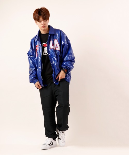 FILA HERITAGE（フィラヘリテージ） パンツ 裏メッシュ 刺繍サイド