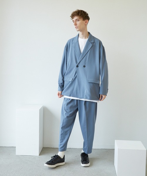 五大陸 ウールテーパードスラックスパンツ XL ストレッチパンツ レディース イージーパンツ スラックス