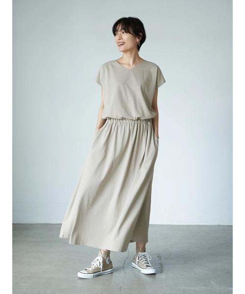 AMERICANHOLIC新品タグ付き フレンチスリーブカットワンピース OW