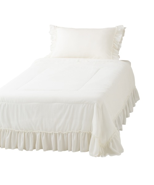 ベッド 寝具 21年モデル ふわろ 肌掛けふとん フリル シングル ホワイト Zozotown Paypayモール店 通販 Paypayモール