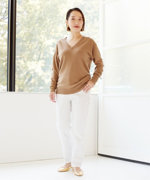 けたサイズ ニット - 通販 - PayPayモール CARIAGGIピュアカシミヤVネックプルオーバー◆ ZOZOTOWN PayPayモール店 ⋕シリーズも