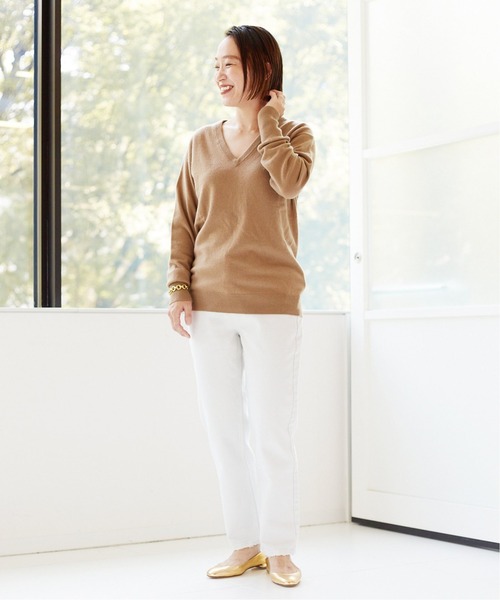 けたサイズ ニット - 通販 - PayPayモール CARIAGGIピュアカシミヤVネックプルオーバー◆ ZOZOTOWN PayPayモール店 ⋕シリーズも