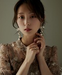 パール ピアス パールフラワーダンスイヤリング...の詳細画像3