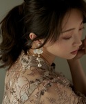 パール ピアス パールフラワーダンスイヤリング...の詳細画像4