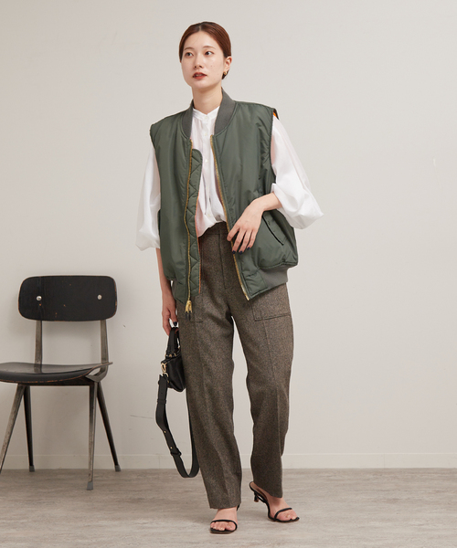 FRAMeWORK【ROTHCO/ロスコ】別注ノースリーブ MA-1 ベスト FRAMeWORK ジャケット MA-1 「ROTHCO/ロスコ」別注ノースリーブ