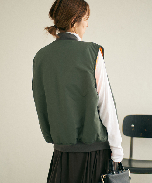 FRAMeWORK ジャケット MA-1 「ROTHCO/ロスコ」別注ノースリーブ