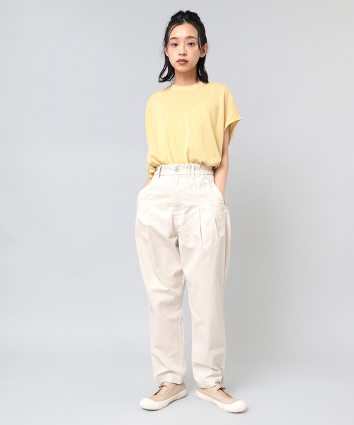 URCH RNA パンツ R4080 パン屋さんのペグトップパンツ レディース