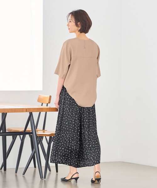 ブラウス シャツ 「接触冷感」シャツライクアーネストチェック レディース 洗える・接触冷感・防シワ・吸水速乾】BREEZE COOL シャツ