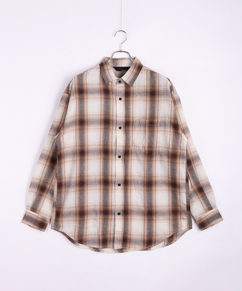 Limited Line Naive Magic シャツ フランネルシャツ オンブレチェック