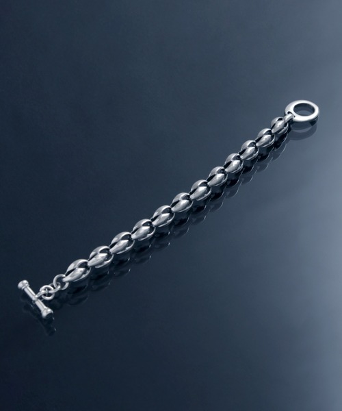 ブレスレット 「YArKA/ヤーカ」lily motif parts bracelet 「DB4」 百合の葉パーツデザインブレスレットの画像