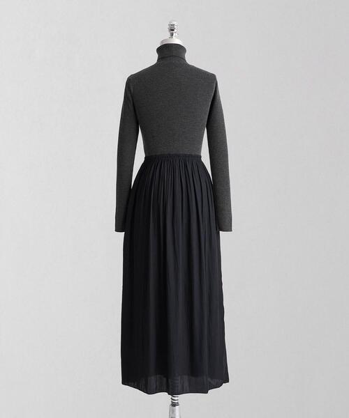 LOEFF（ロエフ） ワンピース 「LOEFF」リブ タートル コンビ