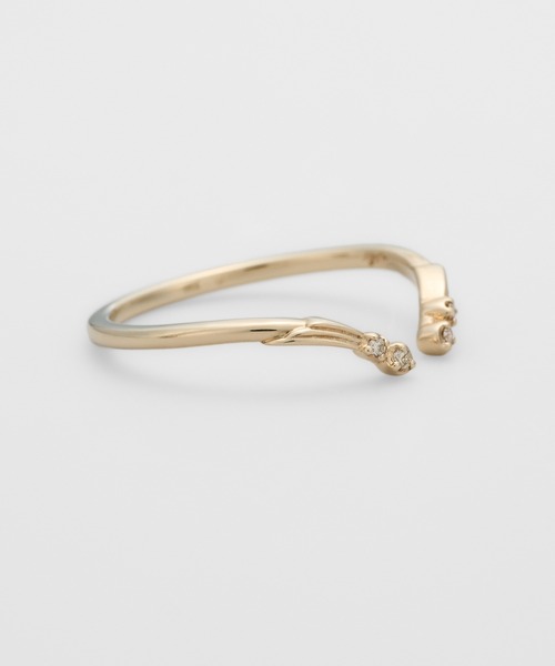 agete 指輪 リング K10ダイヤモンドリング レディース : ZOZOTOWN