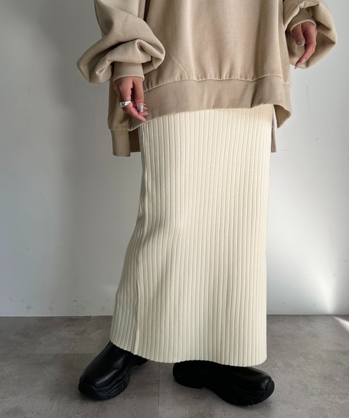 apres jour mignon（アプレジュールミニョン） スカート リブニット