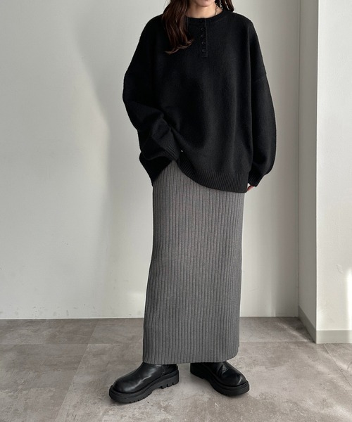 apres jour mignon（アプレジュールミニョン） スカート リブニット