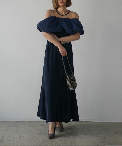 My shawty（マイシャウティー） ドレス bell sleeve dress : ZOZOTOWN