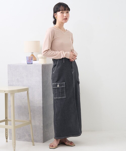 FREAK'S STORE デニムスカート SOMETHING × STORE/サムシング