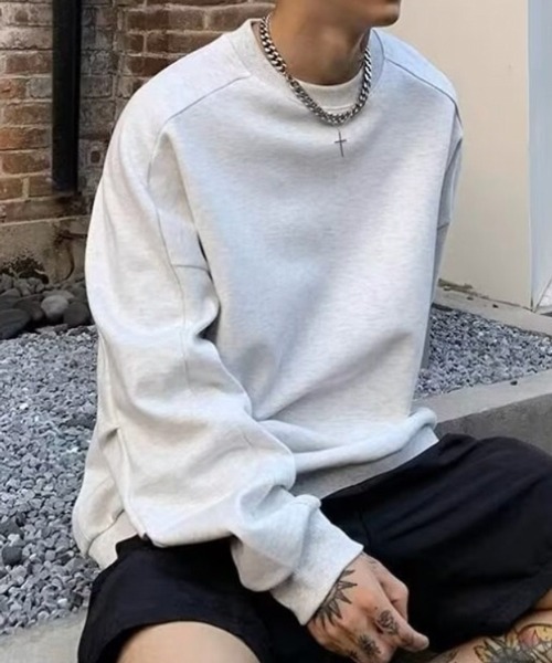 NOWLE（ノウル） トレーナー スウェット 「NOWLE」無地 シンプル