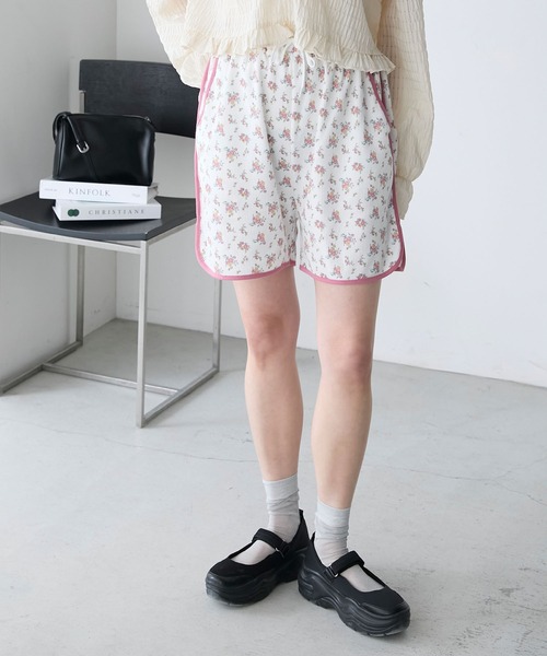 forksy.（フォルクシー） パンツ 「forksy.」「セットアップ対応」小花