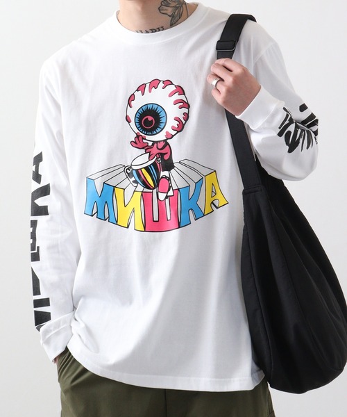 新品 LC x MISHKA Tシャツ MISHKA（ミシカ） tシャツ MISHKA L/T 長袖 Tシャツ メンズ レディース
