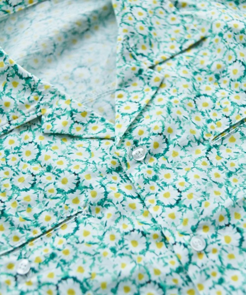 【優里グッズ・シャツ】Patterned Open Collar Shirt Allover Logo Open Collar Shirt｜SPLR｜シャツ
