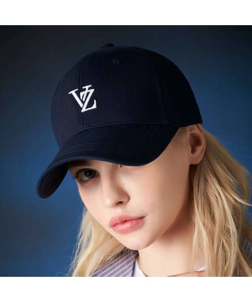 VARZAR キャップ 帽子 モノグラムロゴ オーバーフィット ボール