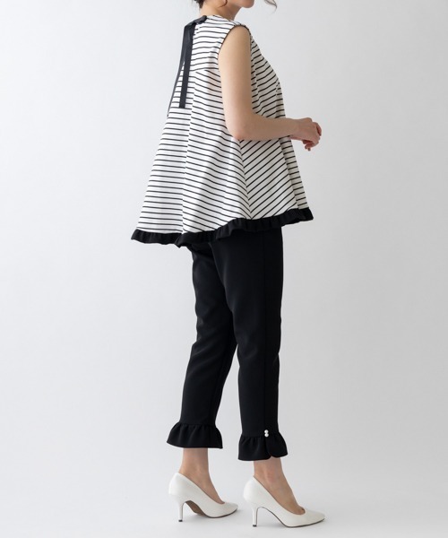 tシャツ 「SONO/ソーノ」バックリボンノースリーブチュニックT レディース Sono tシャツ 「SONO/ソーノ」バックリボンノースリーブ