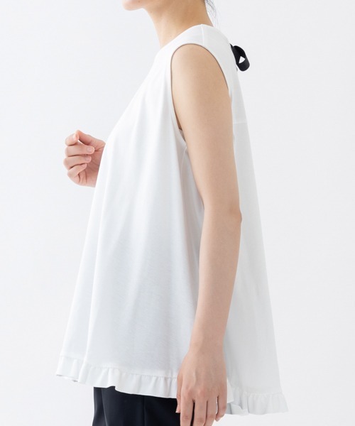 Sono tシャツ 「SONO/ソーノ」バックリボンノースリーブ