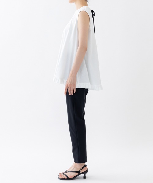 tシャツ 「SONO/ソーノ」バックリボンノースリーブチュニックT レディース JAM & LINK tシャツ チュールリボン ノースリーブシャツ キッズ