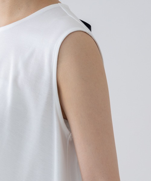 tシャツ 「SONO/ソーノ」バックリボンノースリーブチュニックT レディース Sono tシャツ 「SONO/ソーノ」バックリボンノースリーブ