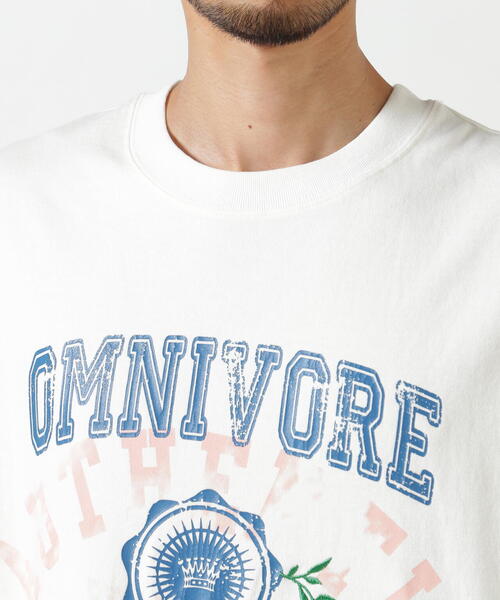 tシャツ B omnivore/ビーオムニボー　ヘルシーヤーンハーフスリーブTEE レディース B omnivore/ビーオムニボー ヘルシーヤーンハーフスリーブTEE