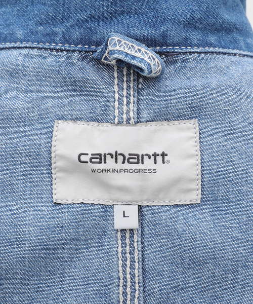 美品　Carhartt WIP CHORE COAT デニム　カバーオール　M Carhartt WIP（カーハートワークインプログレス） カバーオール