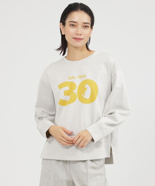 tシャツ 「カタログ掲載品」「ウォッシャブル」ロゴジャカードプルオーバーカットソー レディース