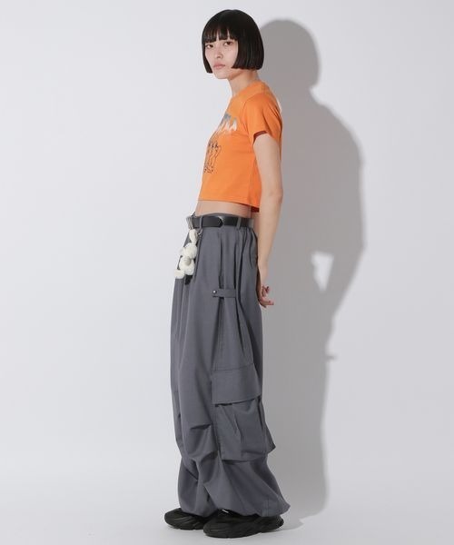 Anui カーゴパンツ 「UNISEX/3サイズ展開」TRタックパラシュート